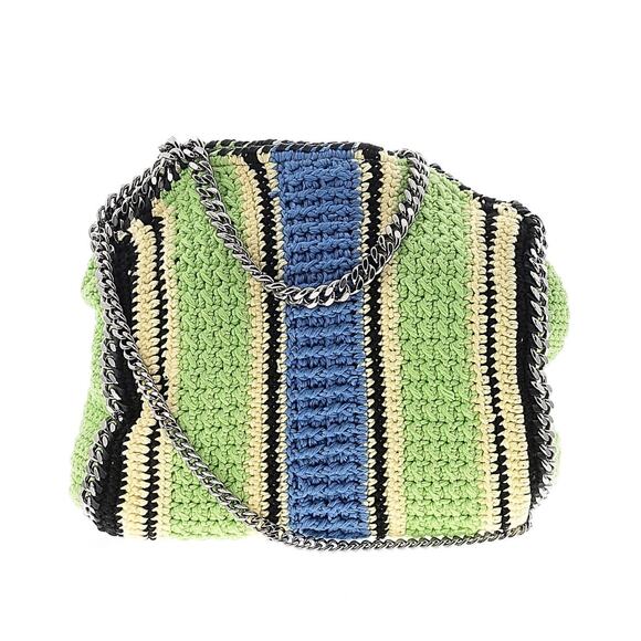 Stella McCartney Mini Falabella Colorblock Braided Shoulder Bag NWT - Picture 3 of 8